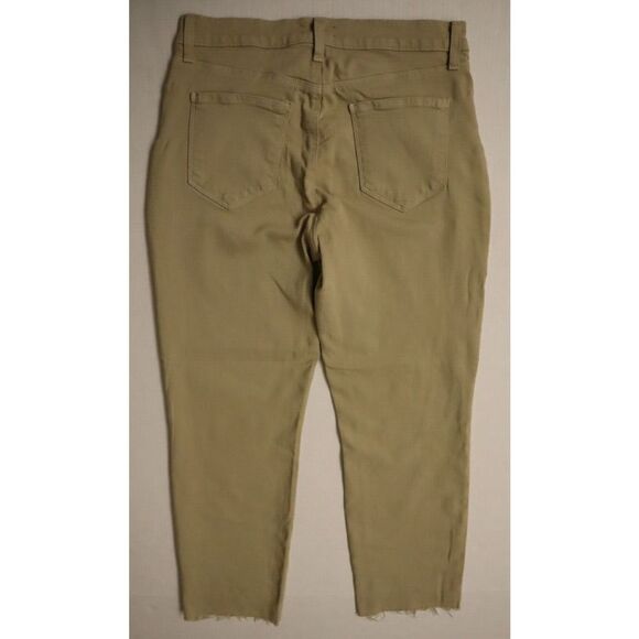 L'agence Women's Sz 29 Limestone Sada High-Rise Crop Slim Straight Jeans $255 - Picture 2 of 9